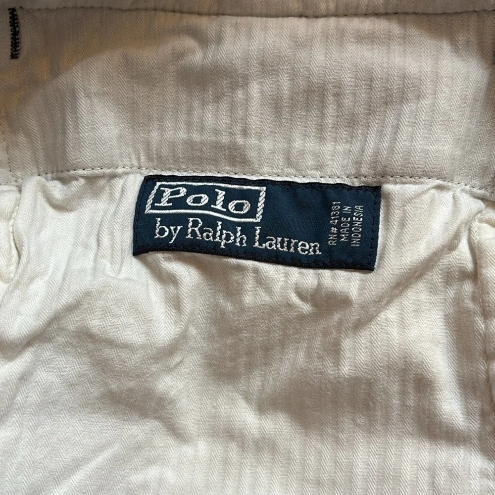 Polo Ralph Lauren 36R Pleated Dress Pant Ralph Lauren 36 Navy Cotton pants